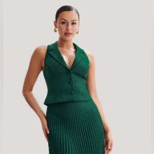 MESHKI VEST AND SKIRT SET